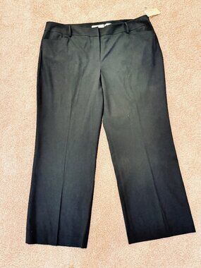 Michael Kors NWT 20W/Short  Grammercy Fit Black Pants Trosers
